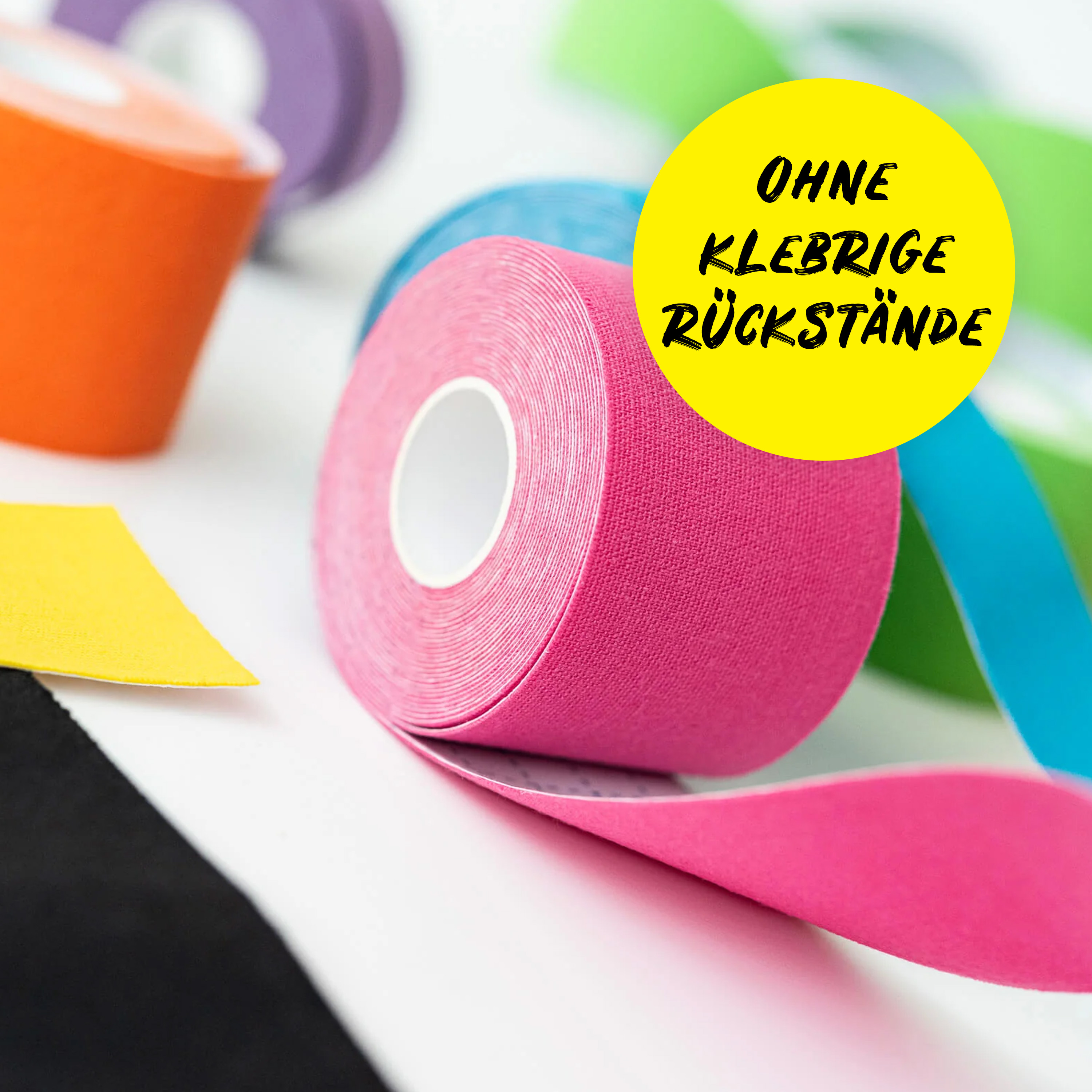Aufgerolltes Baumwollband zum Kleben in verschiedenen Farben Baumwollband für festen Griff für Luftakrobatik Gegenstände hier online kaufen!