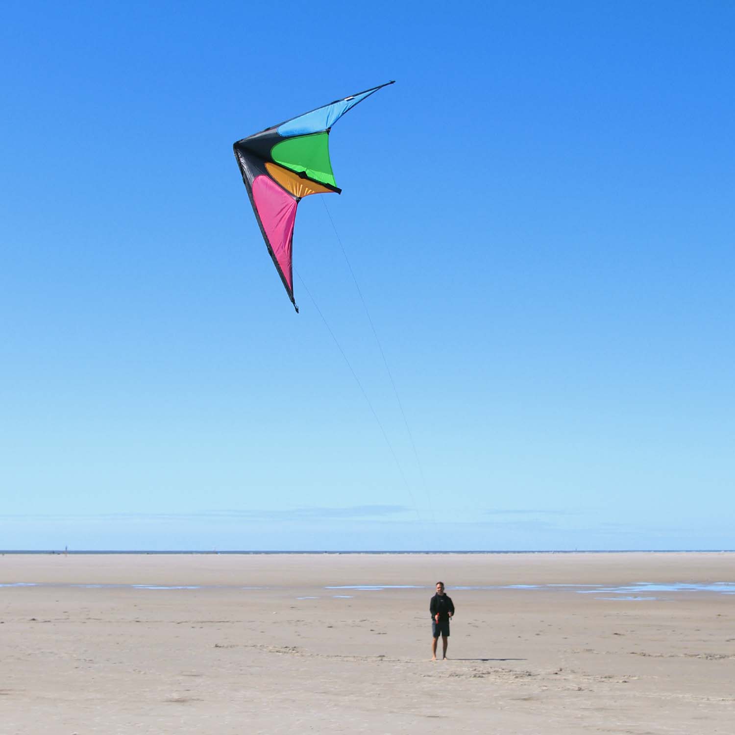 Wolkenstürmer - Lenkdrachen Sprinter Strandbild