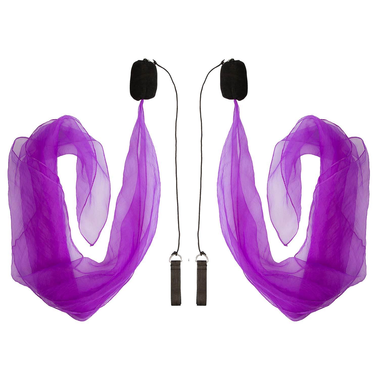Diabolo Freizeitsport Spiralpoi Set in lila Diabolo Freizeitsport Spiralpoi Paar in lila kaufen!