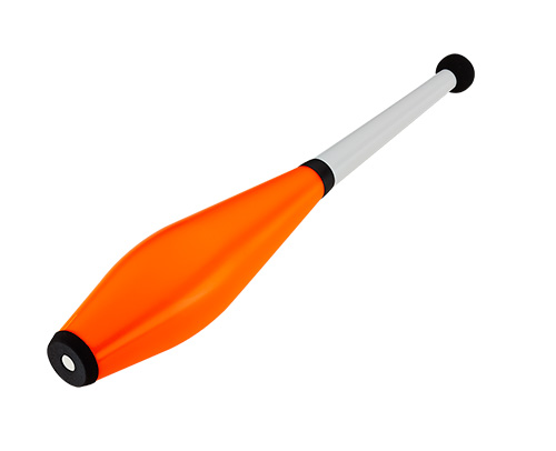 Diabolo Freizeitsport - Delphin Jonglierkeule Orange 001