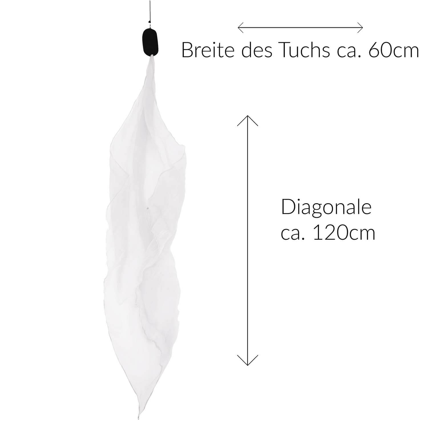 Diabolo Freizeitsport Spiralpoi 60cm in weiß kaufen!