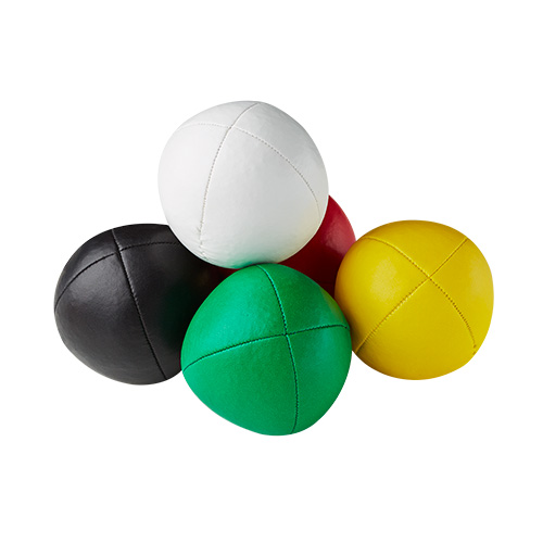 Diabolo Freizeitsport - Beanbag Glattleder Jonglierball 67mm Gruppenbild 003