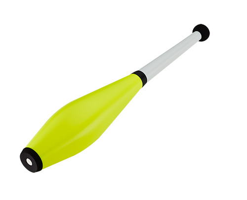 Diabolo Freizeitsport - Delphin Jonglierkeule Gelb 001
