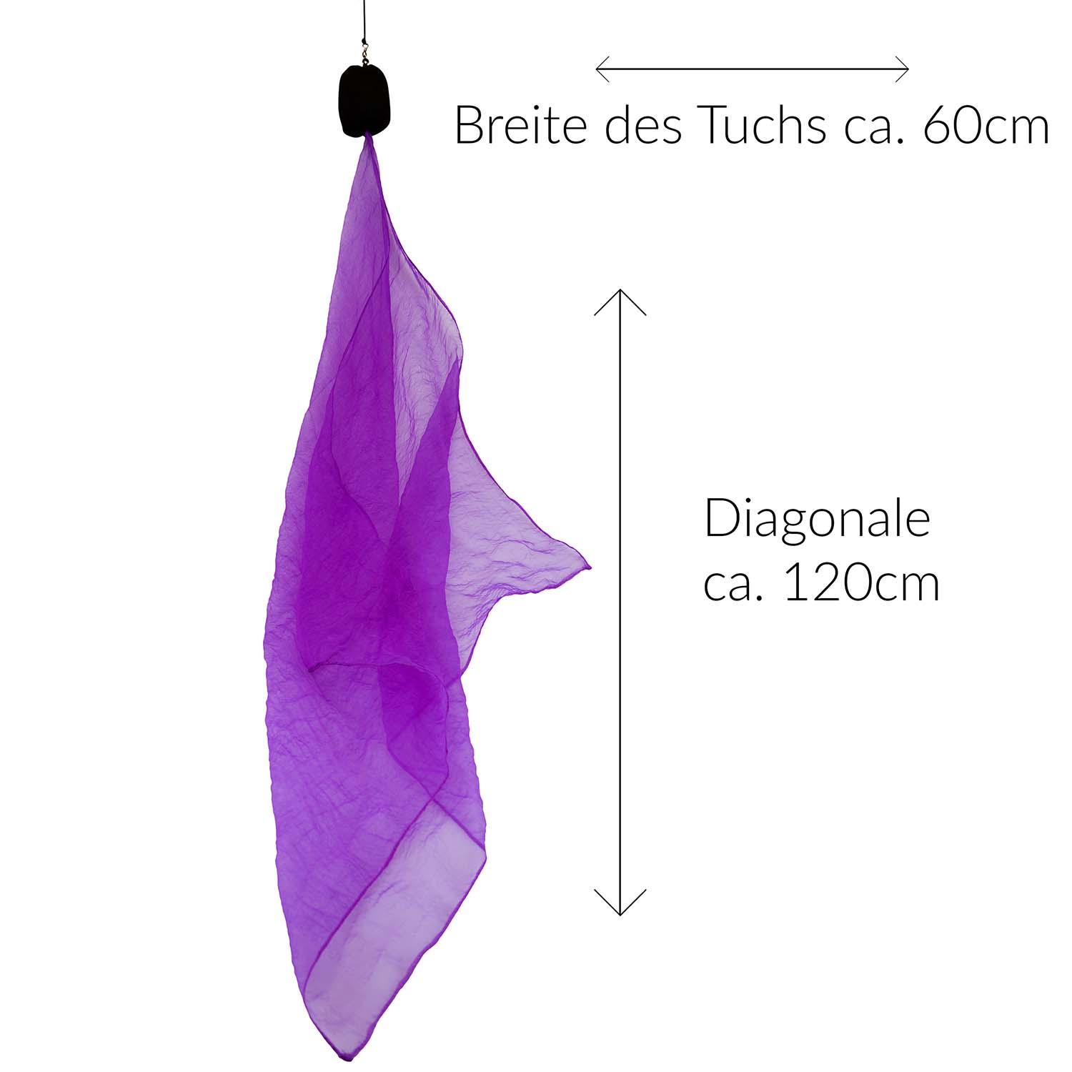 Diabolo Freizeitsport Spiralpoi 60cm in lila kaufen!