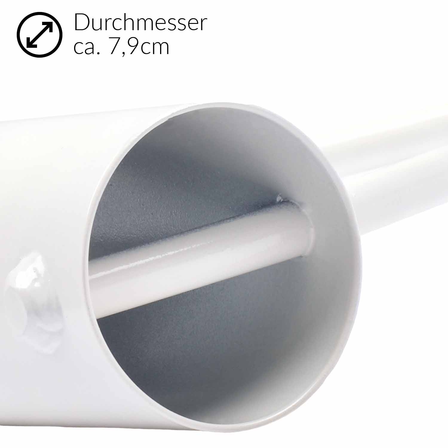 Diabolo Freizeitsport - Vertikaltuch Triangel Aufhängung Weiß mit Durchmesser