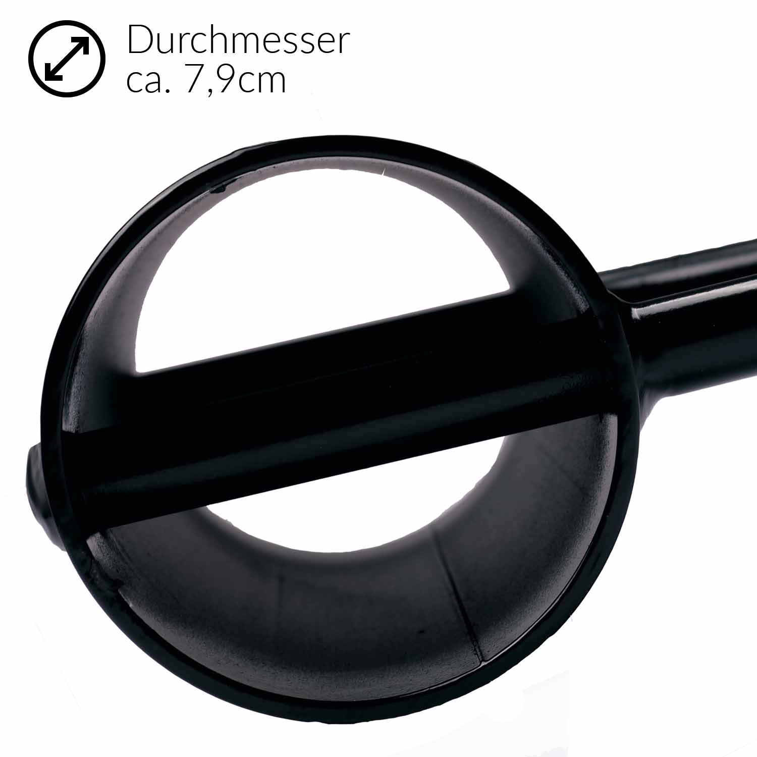Diabolo Freizeitsport - Vertikaltuch Triangel Aufhängung Schwarz mit Durchmesser