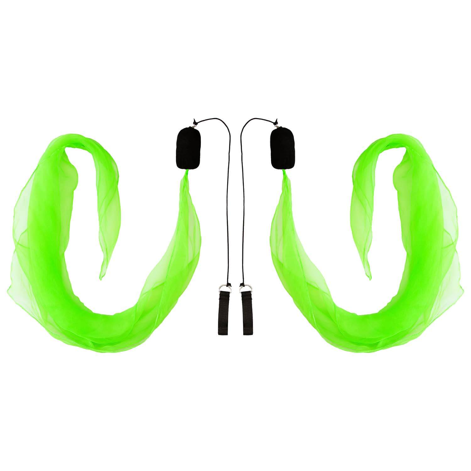 Diabolo Freizeitsport Spiralpoi Paar in neongrün kaufen!