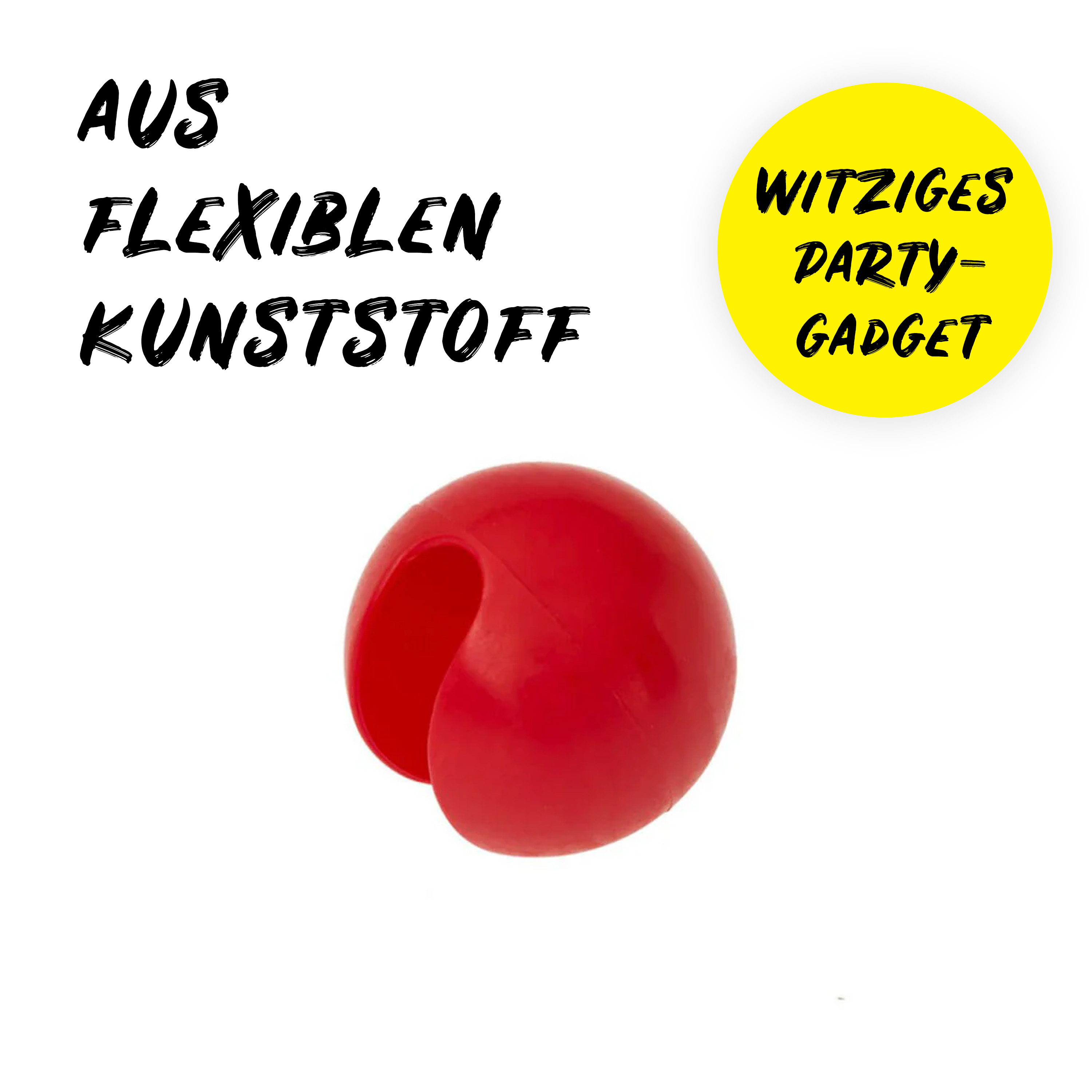 Kunststoffnase in rot für Geburtstag, Party und Feiern hier bestellen!