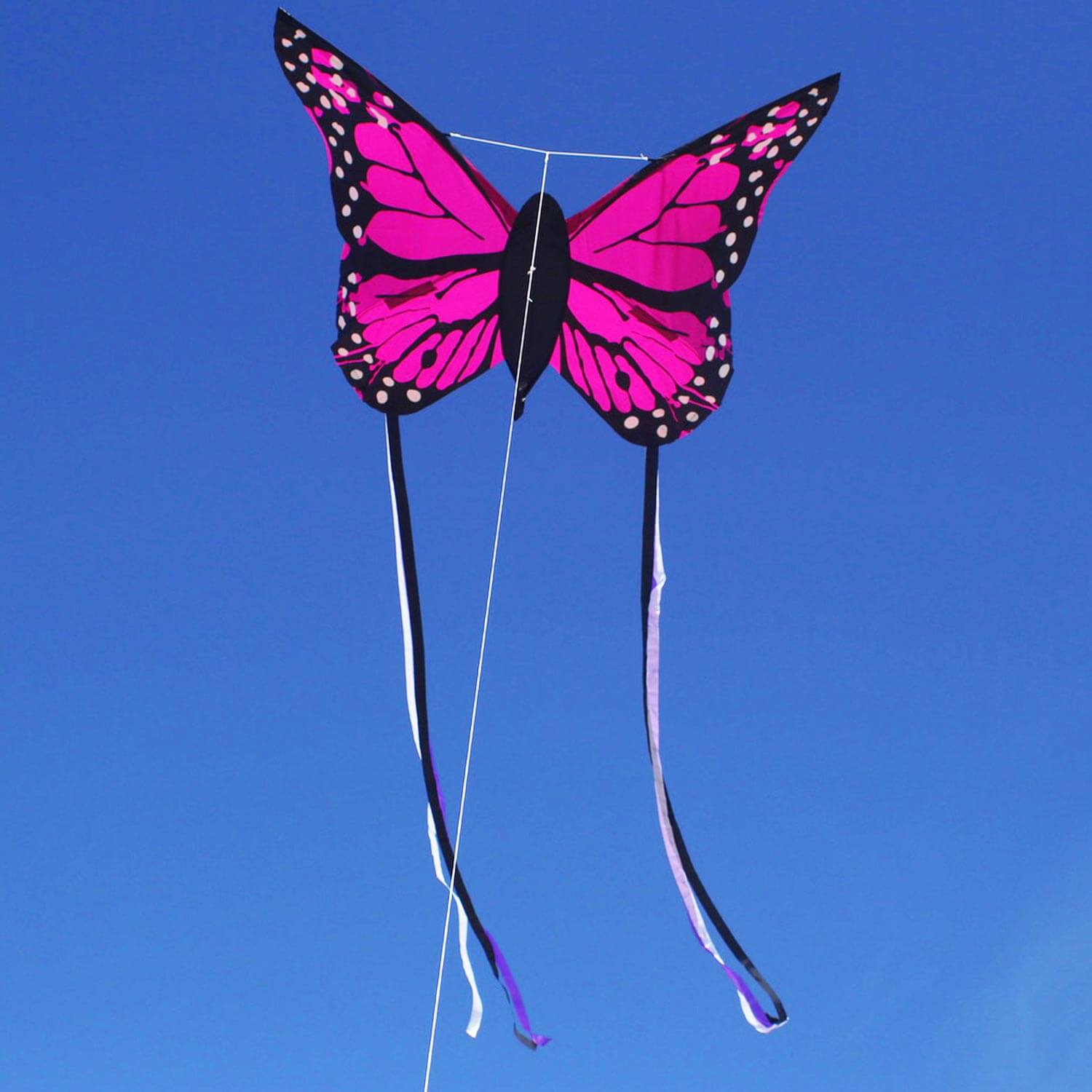 Wolkenstürmer - Kinderdrachen Bella Schmetterling Pink Strand