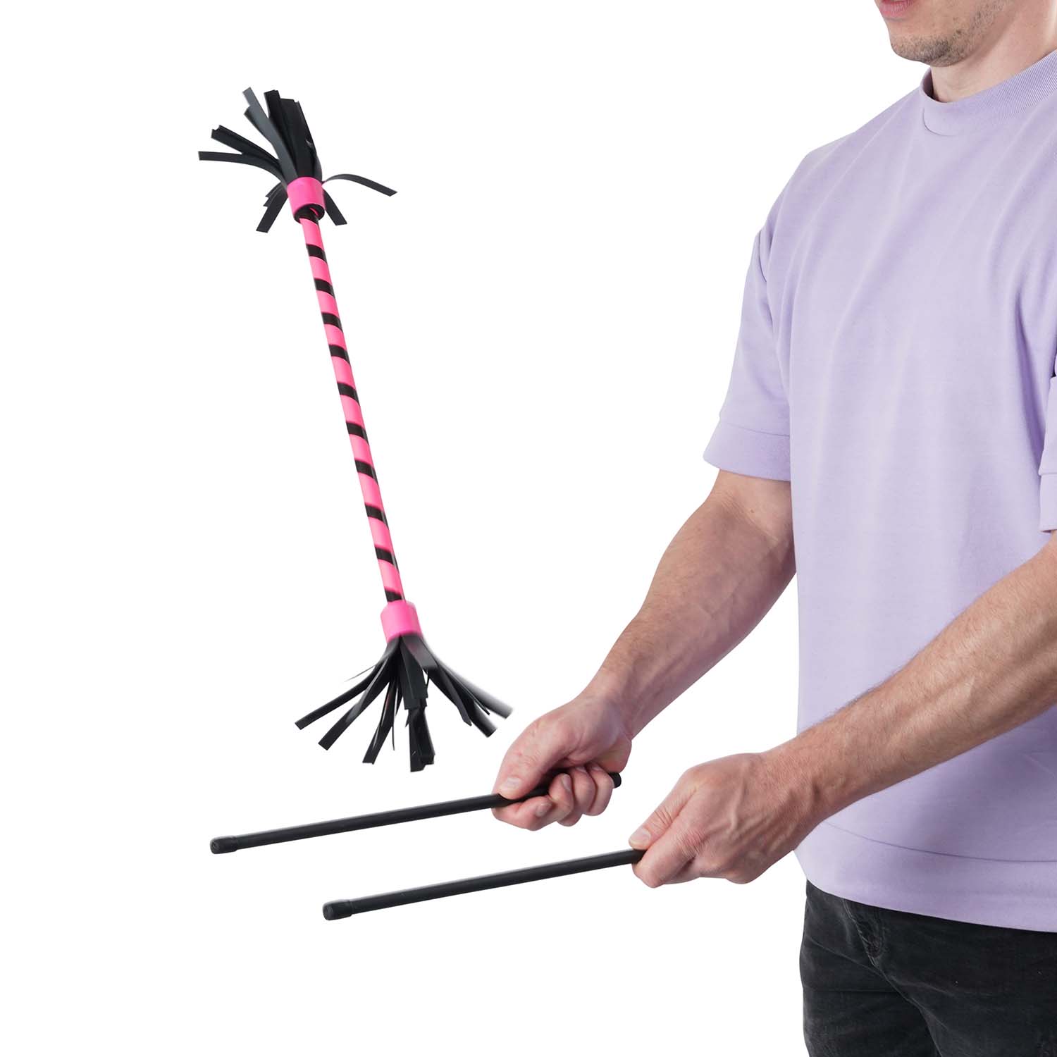 Diabolo Freizeitsport - Flowerstick Basic Pink Spielbild 001 Diabolo Freizeitsport - Flowerstick Basic Pink Spielbild 001