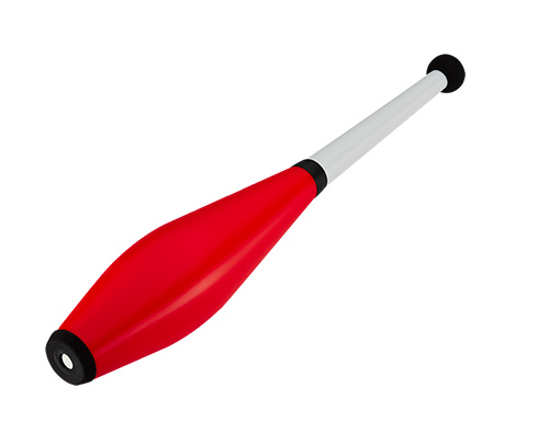 Diabolo Freizeitsport - Delphin Jonglierkeule Rot 001