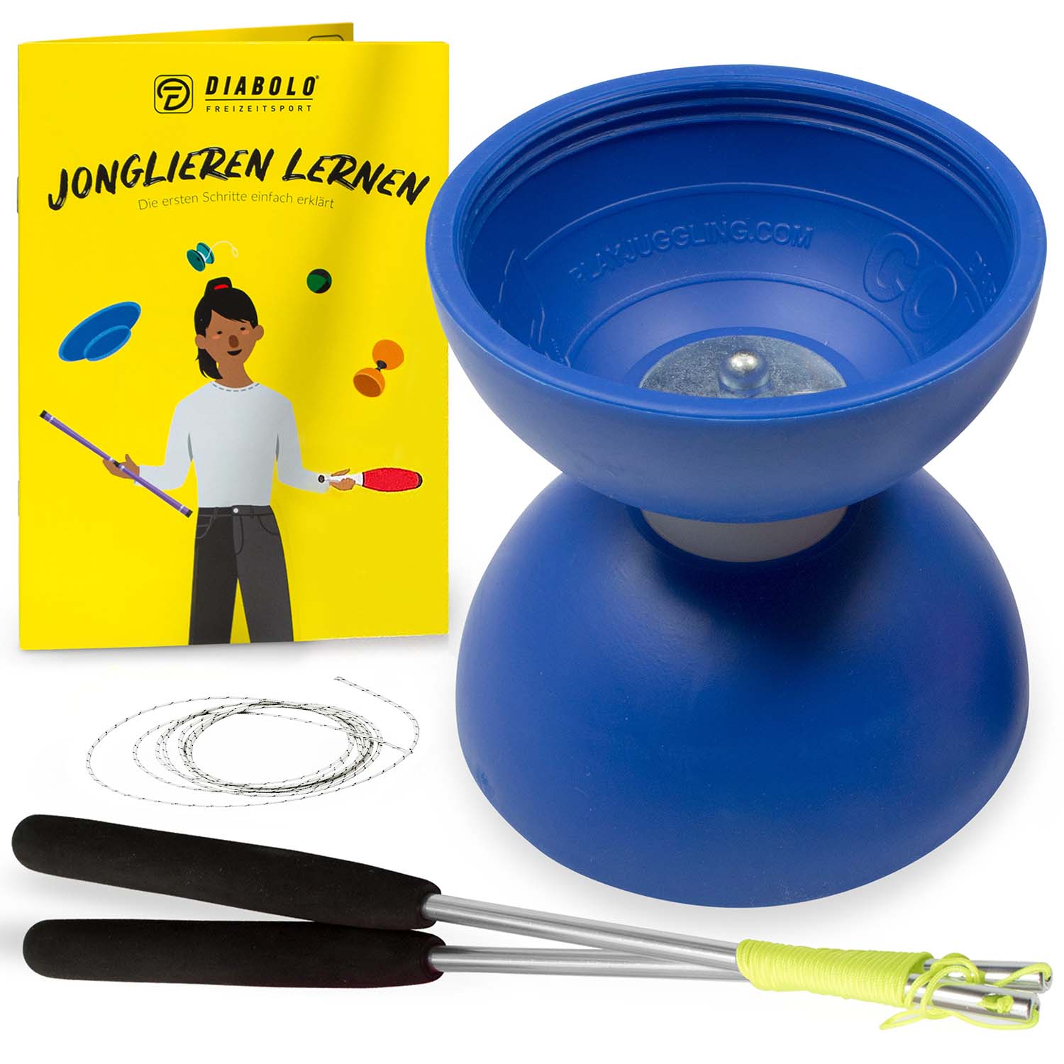 Diabolo Freizeitsport - Play Diabolo Set Comet Diabolo Blau 001