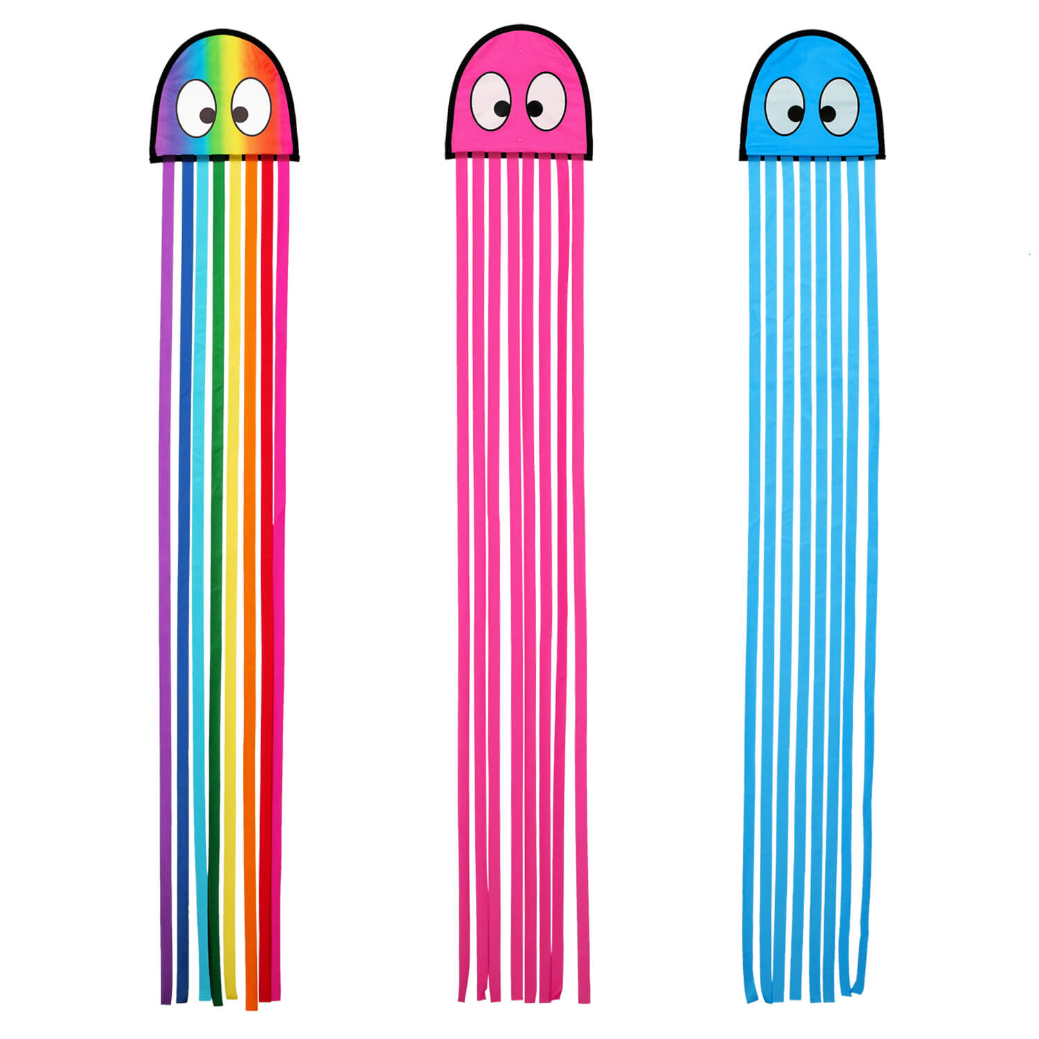 Wolkenstürmer - Kinderdrachen Mini Octopus Kraken in Bunt Blau und Pink