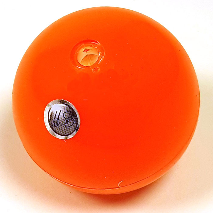 Diabolo Freizeitsport - Bubble Ball Jonglierball 63mm Orange 001