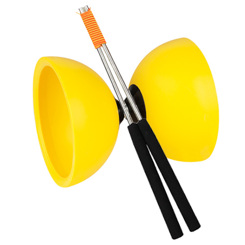Henrys - Diabolo Jazz Mit Alu Handstäben Gelb 001 Henrys - Diabolo Jazz Mit Alu Handstäben Gelb 001
