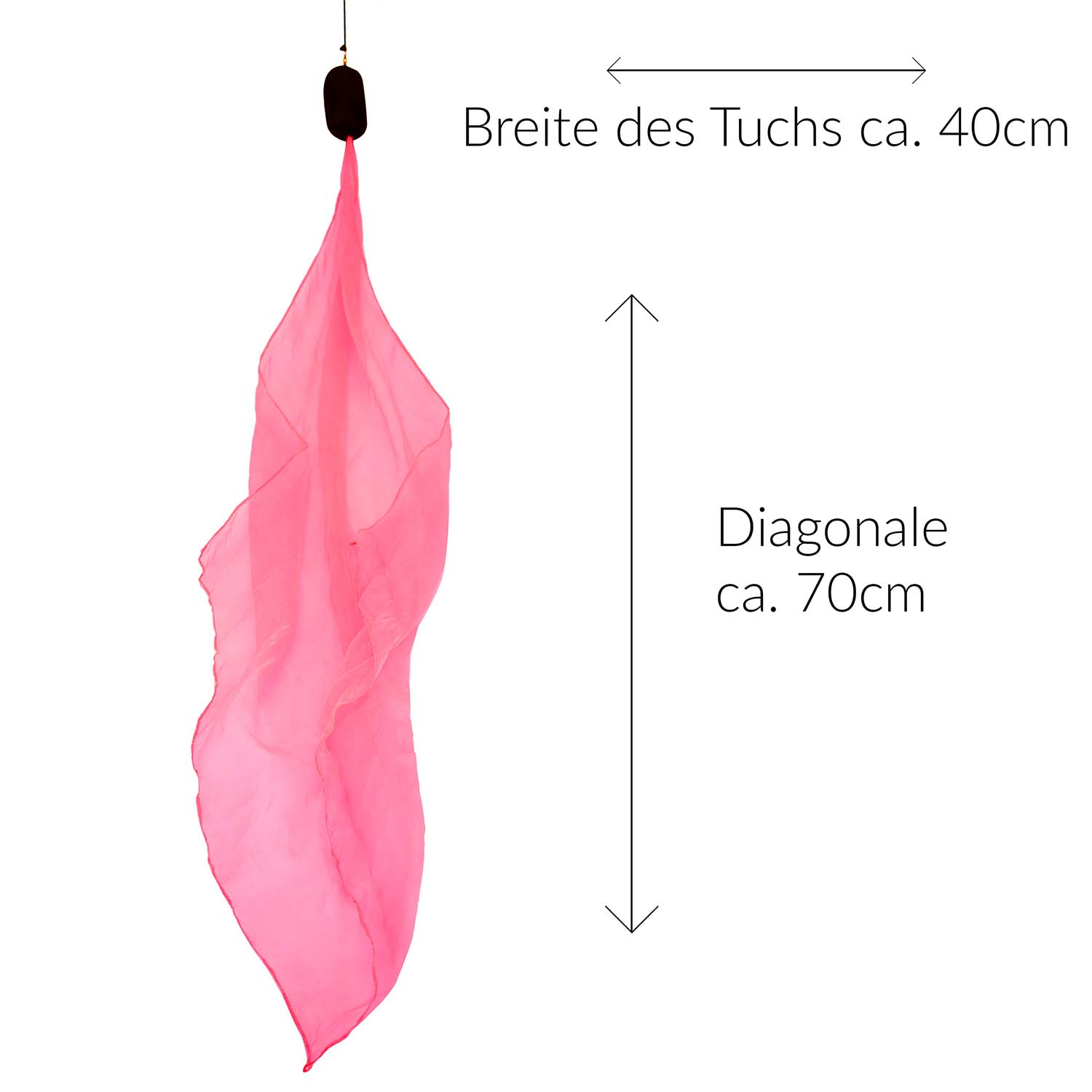 Diabolo Freizeitsport Spiralpoi 40cm in neonpink kaufen!