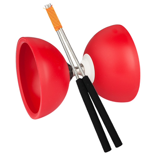 Henrys - Diabolo Jazz Free Mit Alu Handstäben Rot 001