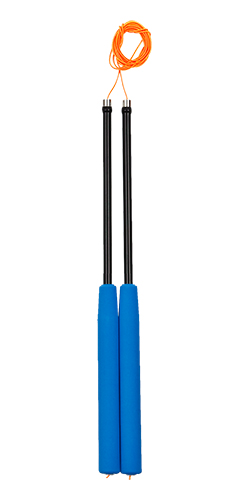 Diabolo Freizeitsport - Carbon Diabolo Handstab 310 Blau 001