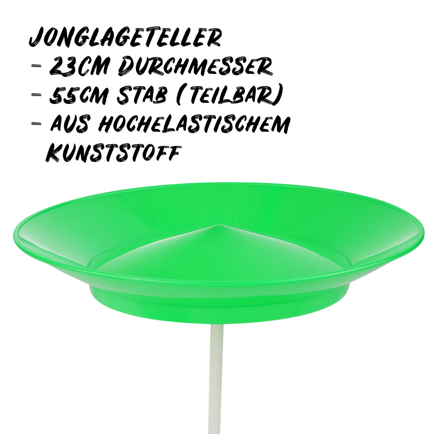 Diabolo Freizeitsport Jongliertellerset grün für Anfänger kaufen!