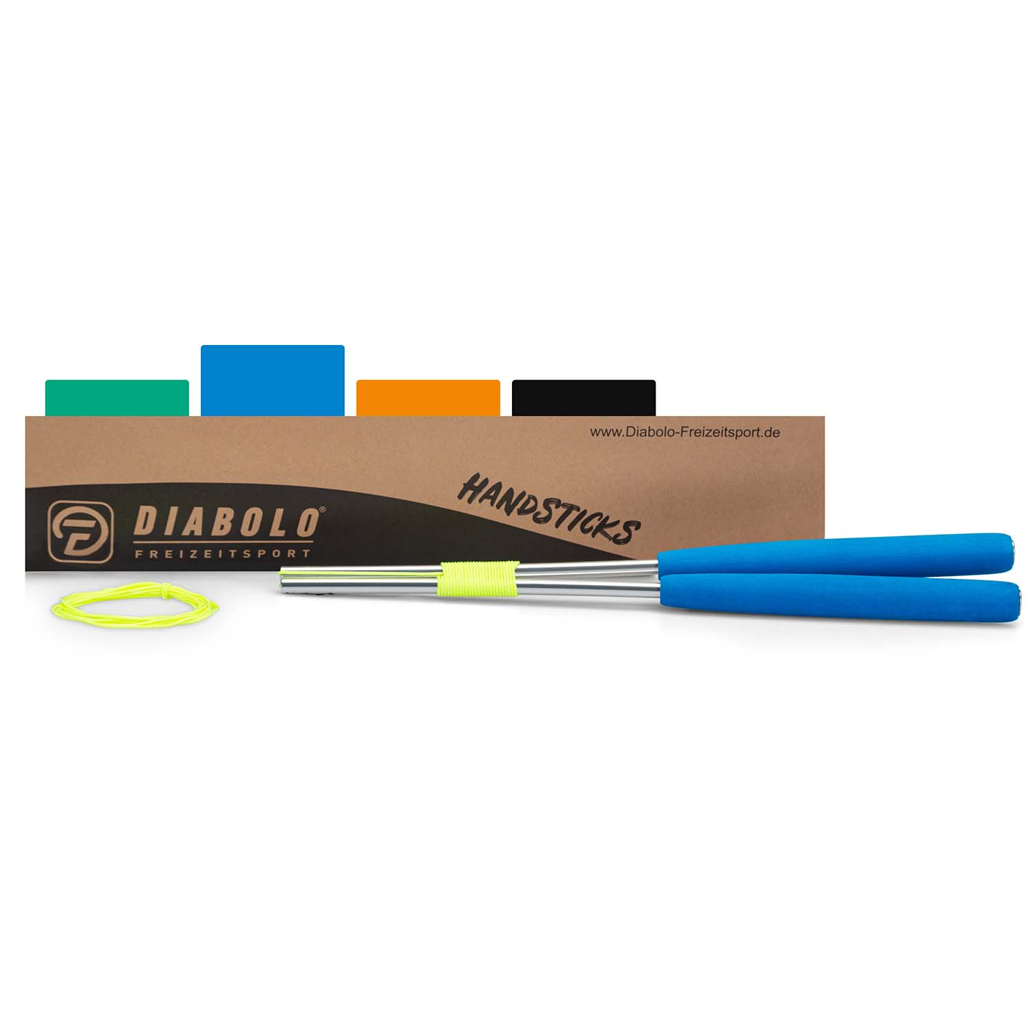Diabolo Freizeitsport - Diabolo Handsticks Blau Farbauswahl Diabolo Freizeitsport - Diabolo Handsticks Blau Farbauswahl