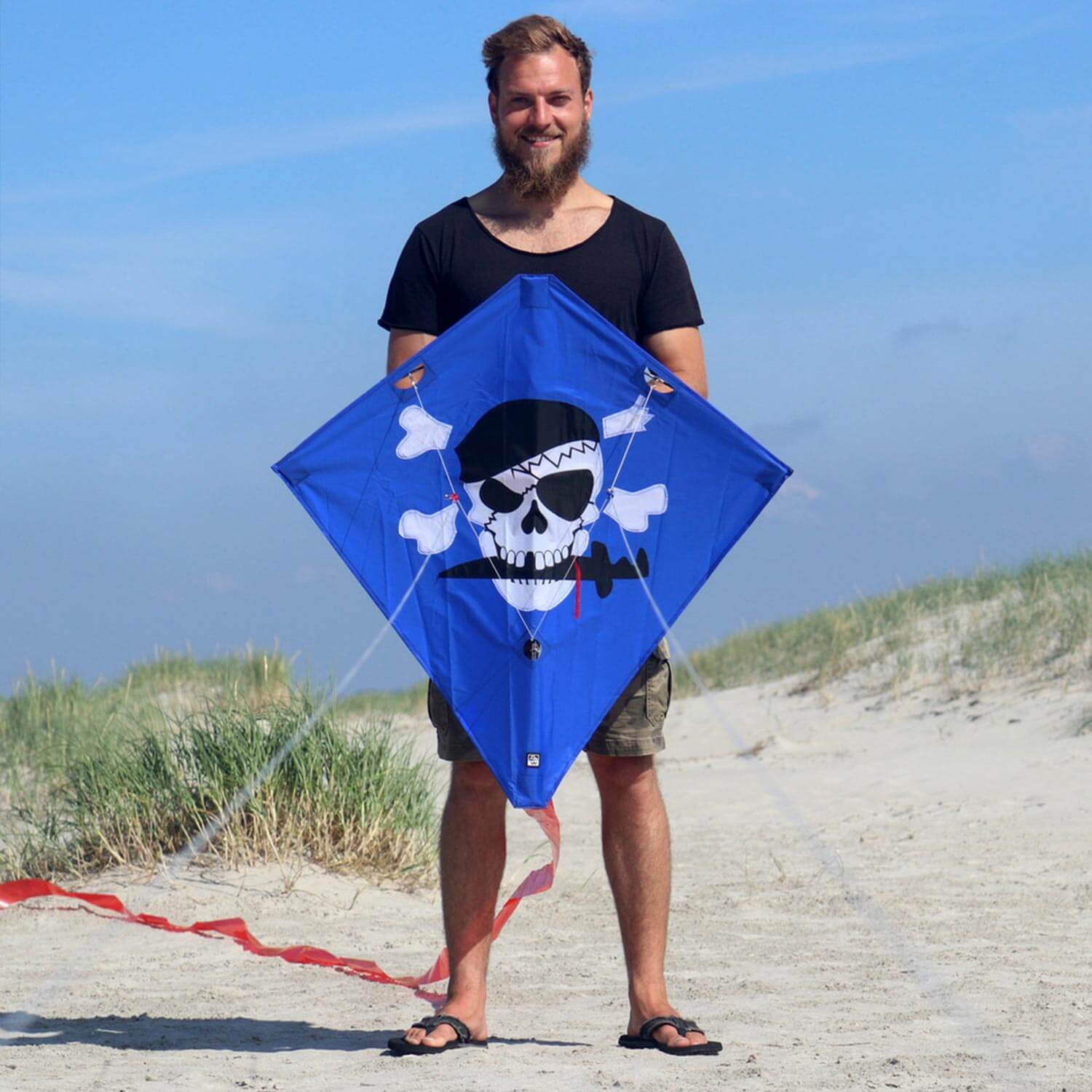 Wolkenstürmer - Lenkdrachen Racer Pirat Strand Wolkenstürmer - Lenkdrachen Racer Pirat Strand