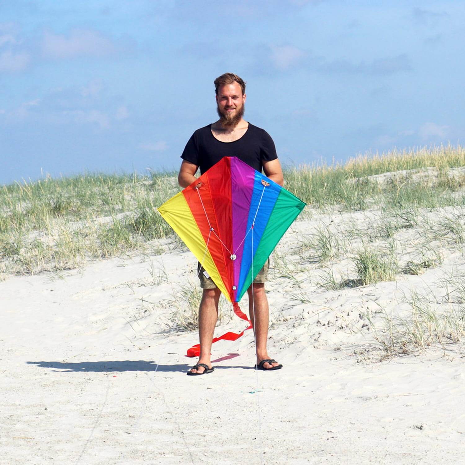 Wolkenstürmer - Lenkdrachen Racer Regenbogen Strand Wolkenstürmer - Lenkdrachen Racer Regenbogen Strand