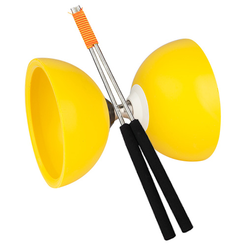 Henrys - Diabolo Jazz Free Mit Alu Handstäben Gelb 001 Henrys - Diabolo Jazz Free Mit Alu Handstäben Gelb 001