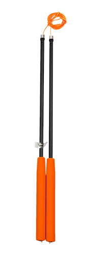 Diabolo Freizeitsport - Carbon Diabolo Handstab 310 Orange 001