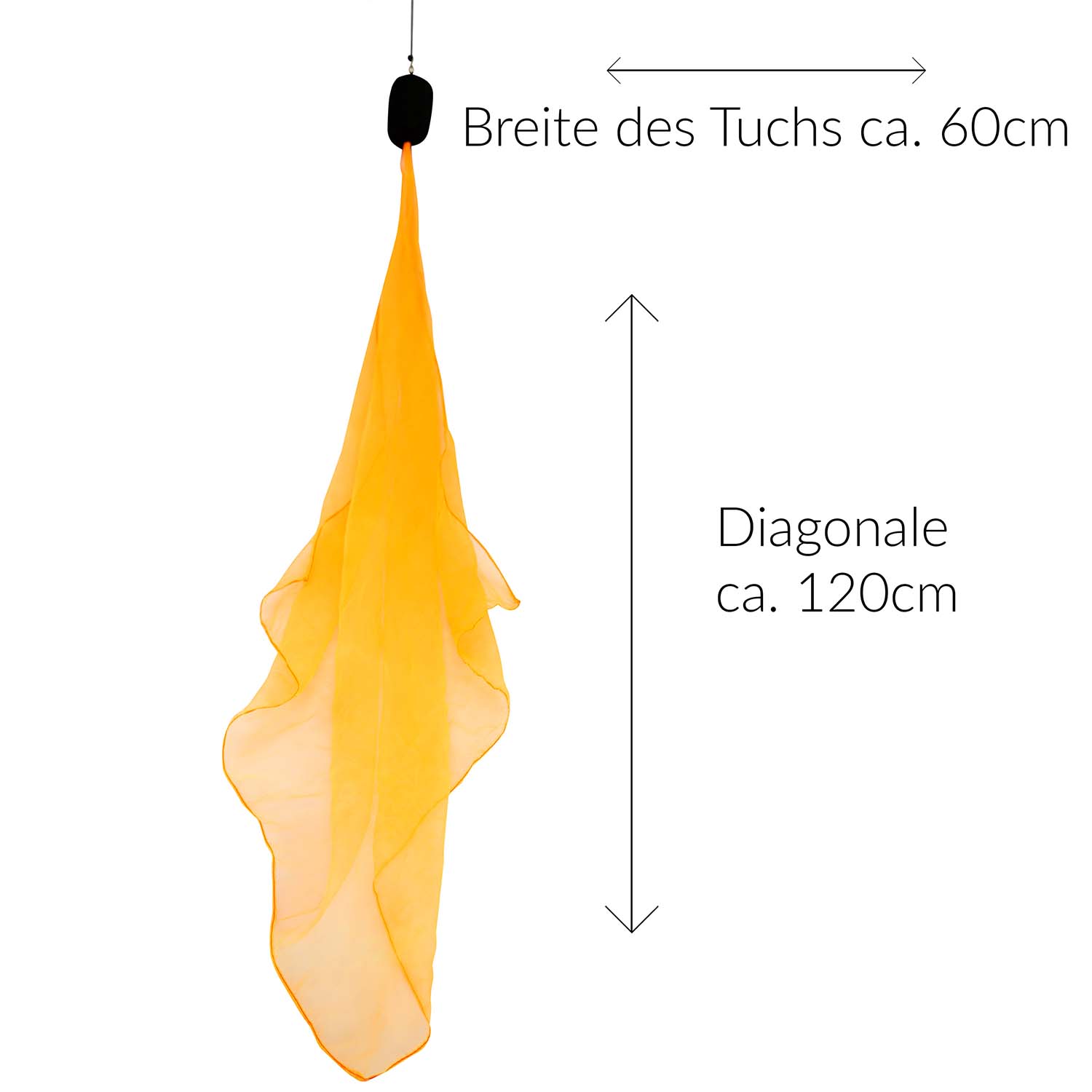 Diabolo Freizeitsport Spiralpoi 60cm in neonorange kaufen!