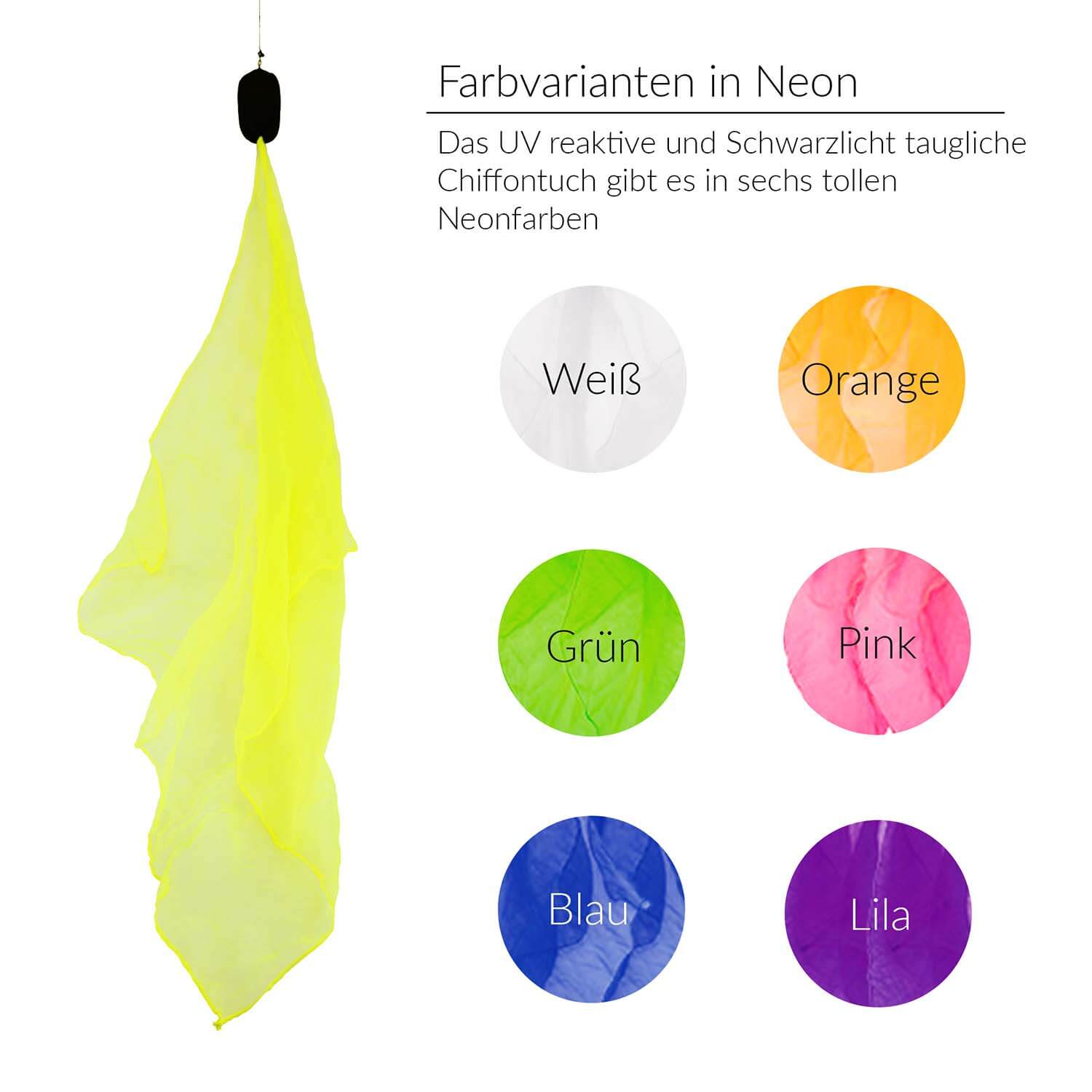 Diabolo Freizeitsport neongelbe Spiralpois für Einsteiger kaufen!