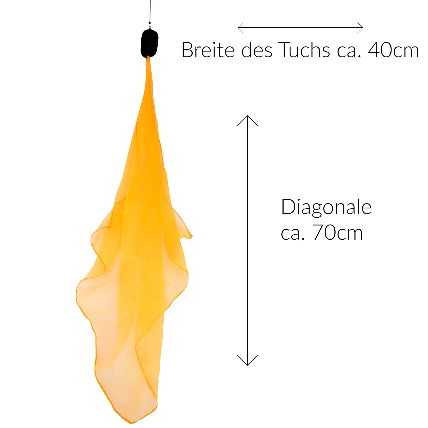 Diabolo Freizeitsport Spiralpoi 40cm in neonorange kaufen!