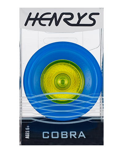 Diabolo Freizeitsport - Cobra Yo Yo Iceblau Gelb 004