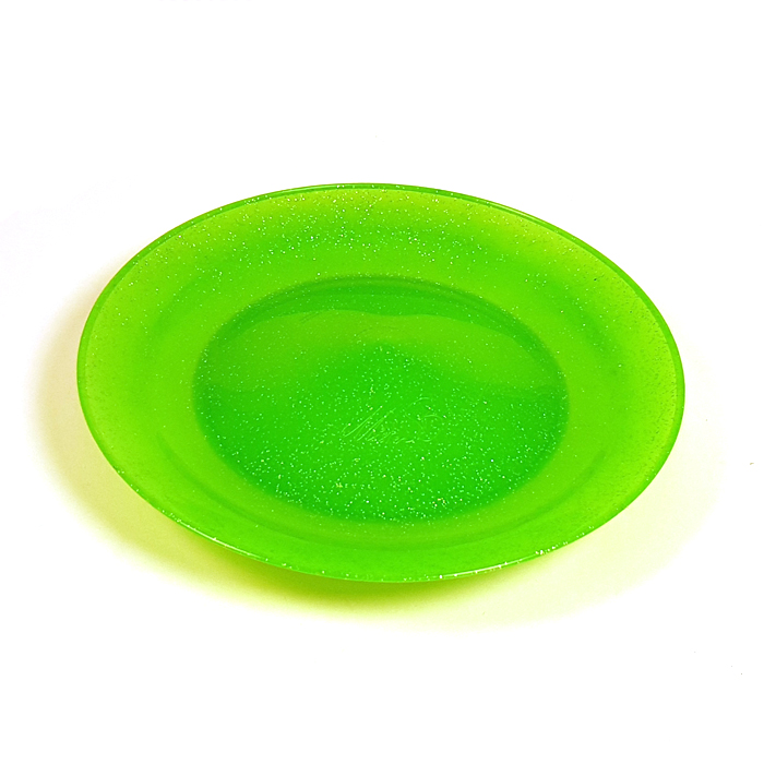 Diabolo Freizeitsport - Glitter Jonglierteller Grün 001