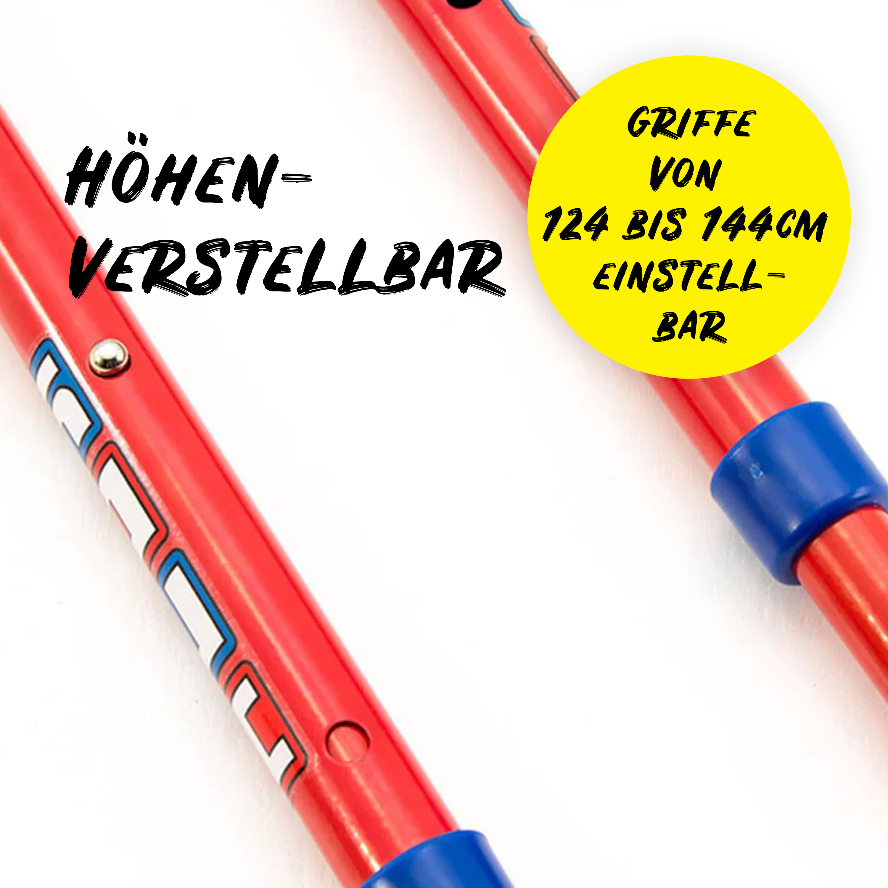 Verstellbare Stelzen von 124cm bis 144cm hier kaufen!