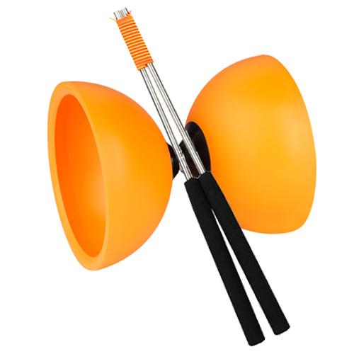 Henrys - Diabolo Jazz Mit Alu Handstäben Orange 001