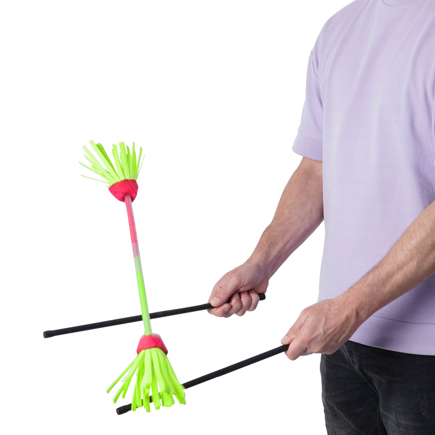 Diabolo Freizeitsport - Flower Sticks Pro Short Festival Grün Pink