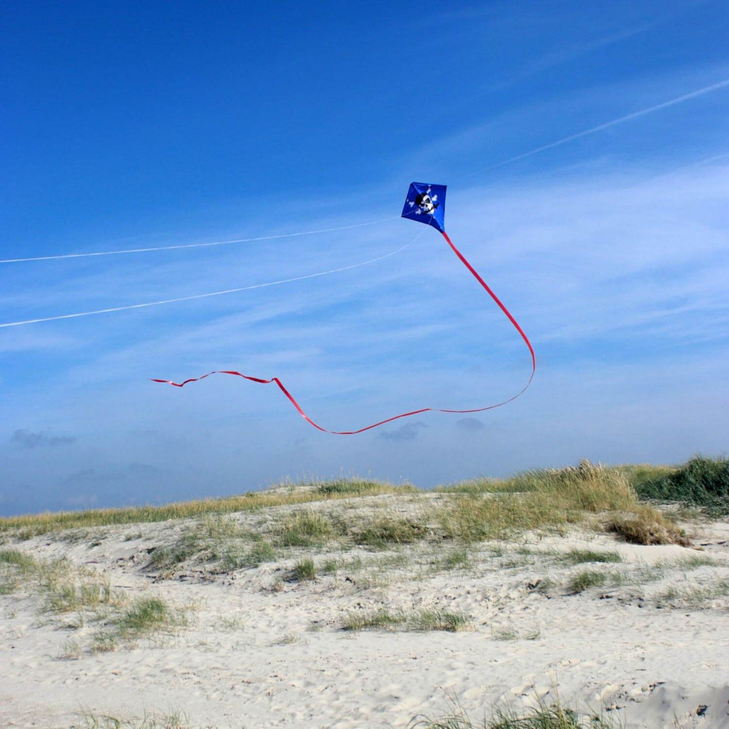 Wolkenstürmer - Lenkdrachen Racer Pirat Strand 001