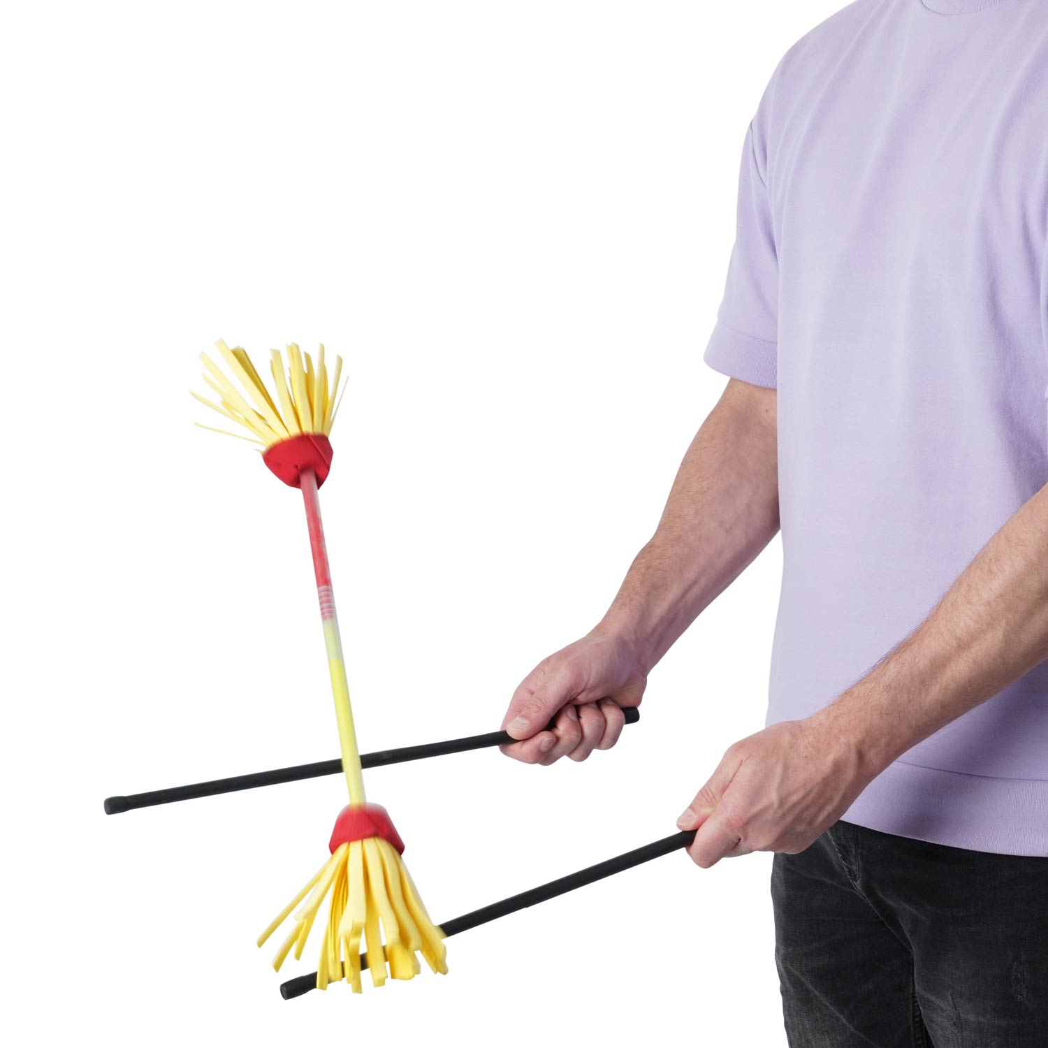 Diabolo Freizeitsport - Flower Sticks Pro Short Festival Gelb Rot Diabolo Freizeitsport - Flower Sticks Pro Short Festival Gelb Rot