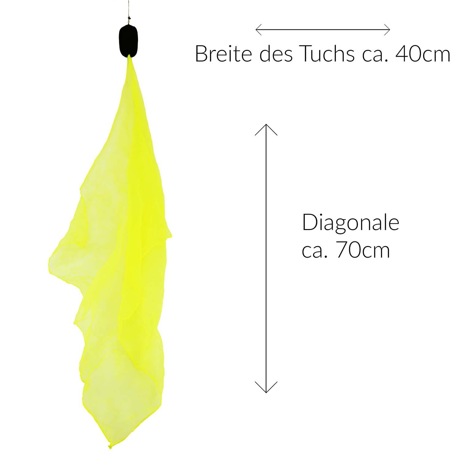 Diabolo Freizeitsport Spiralpoi 40cm in neongelb kaufen!