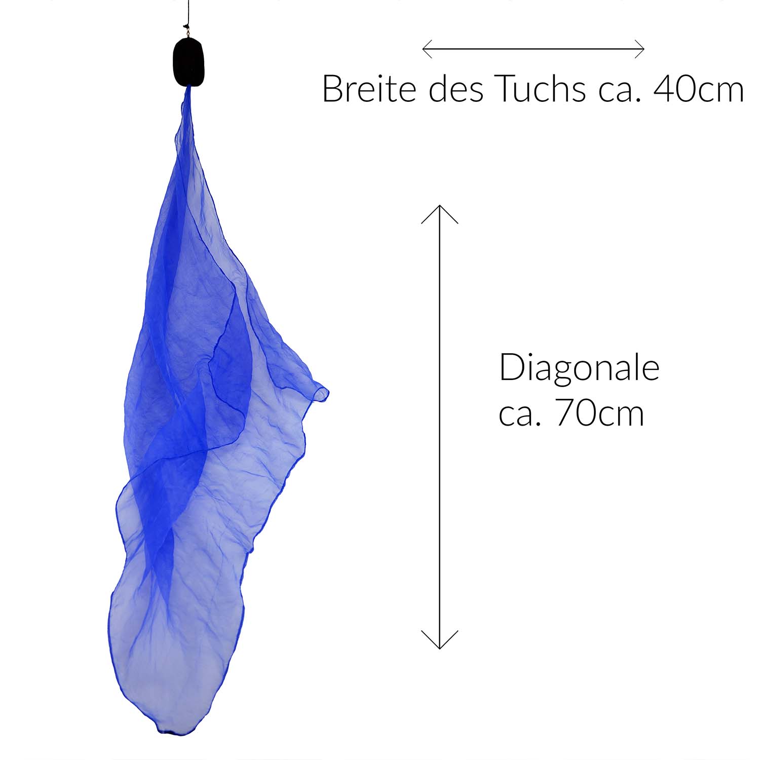 Diabolo Freizeitsport Spiralpoi 40cm in blau kaufen!