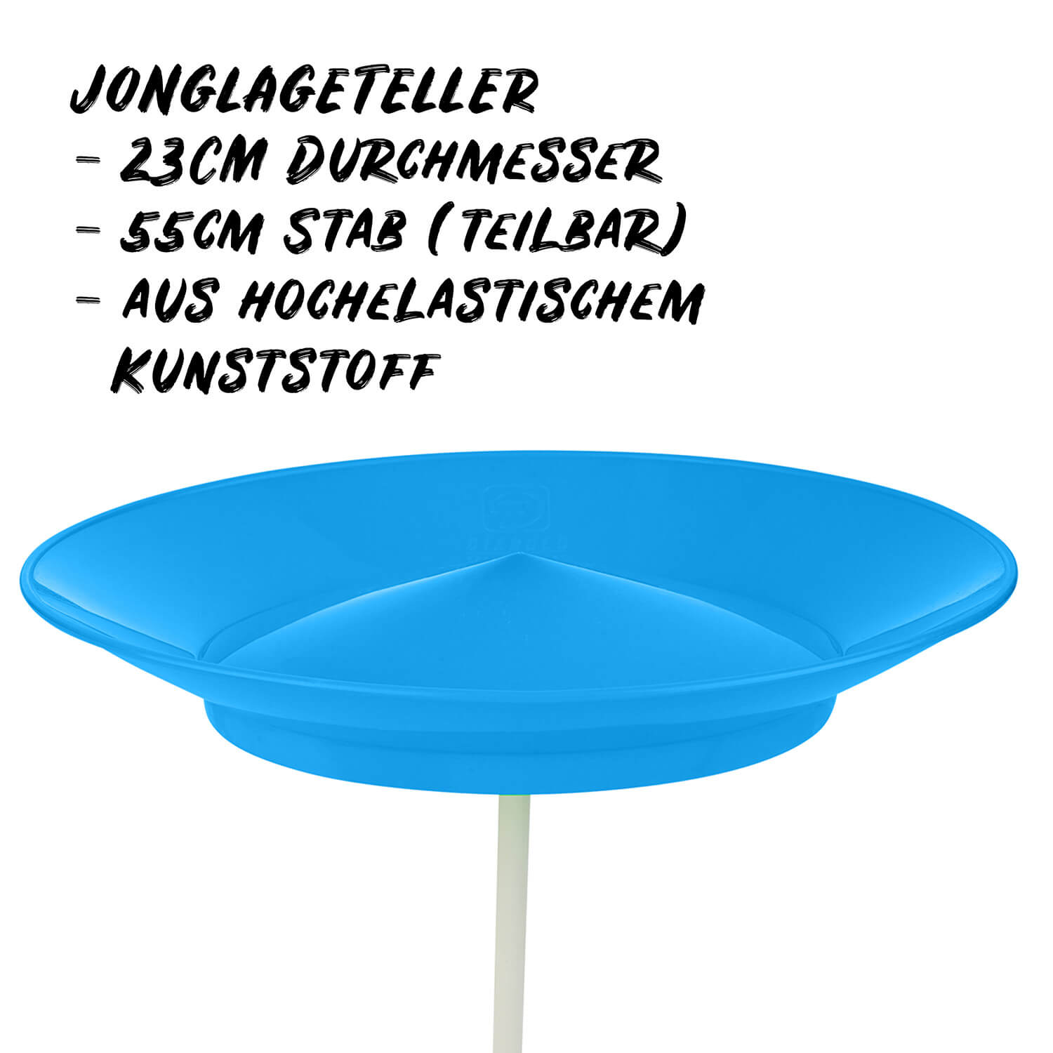 Diabolo Freizeitsport Jongliertellerset blau mit 55cm Stab Diabolo Freizeitsport Jongliertellerset blau für Anfänger kaufen!