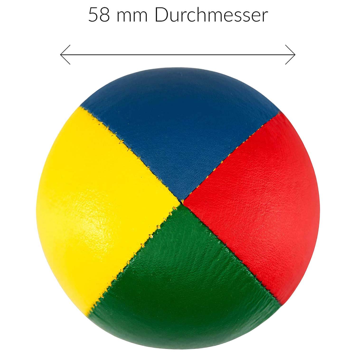 Diabolo Freizeitsport - Jonglierball Premium Soft 58mm Durchmesser