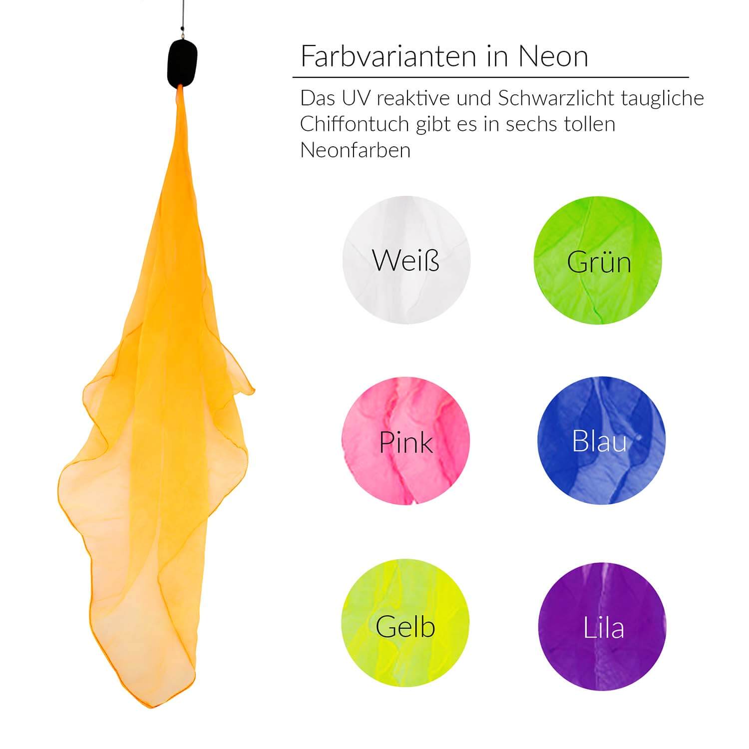 Diabolo Freizeitsport neonorange Spiralpois für Einsteiger kaufen!