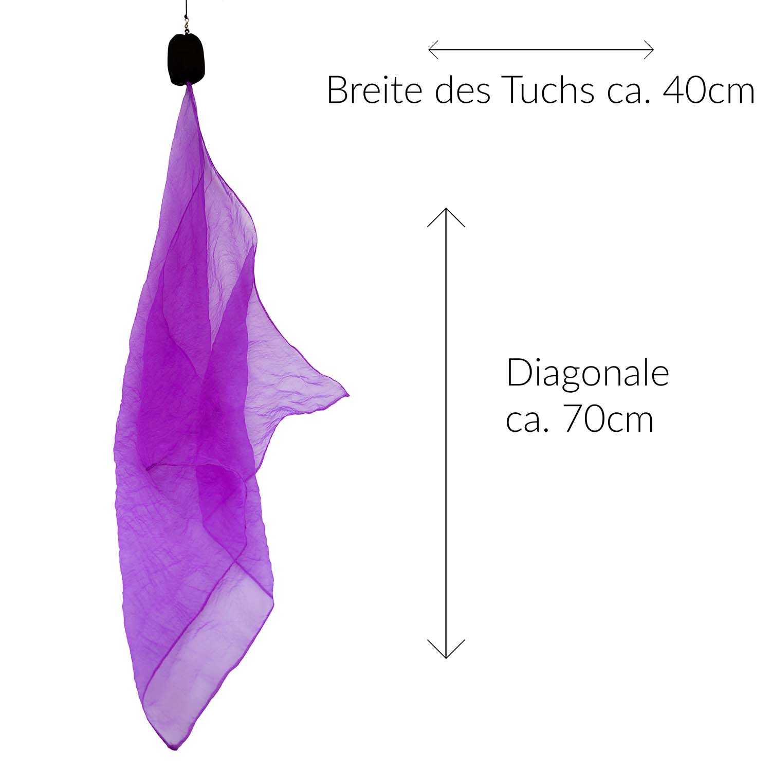 Diabolo Freizeitsport Spiralpoi 40cm in lila kaufen!