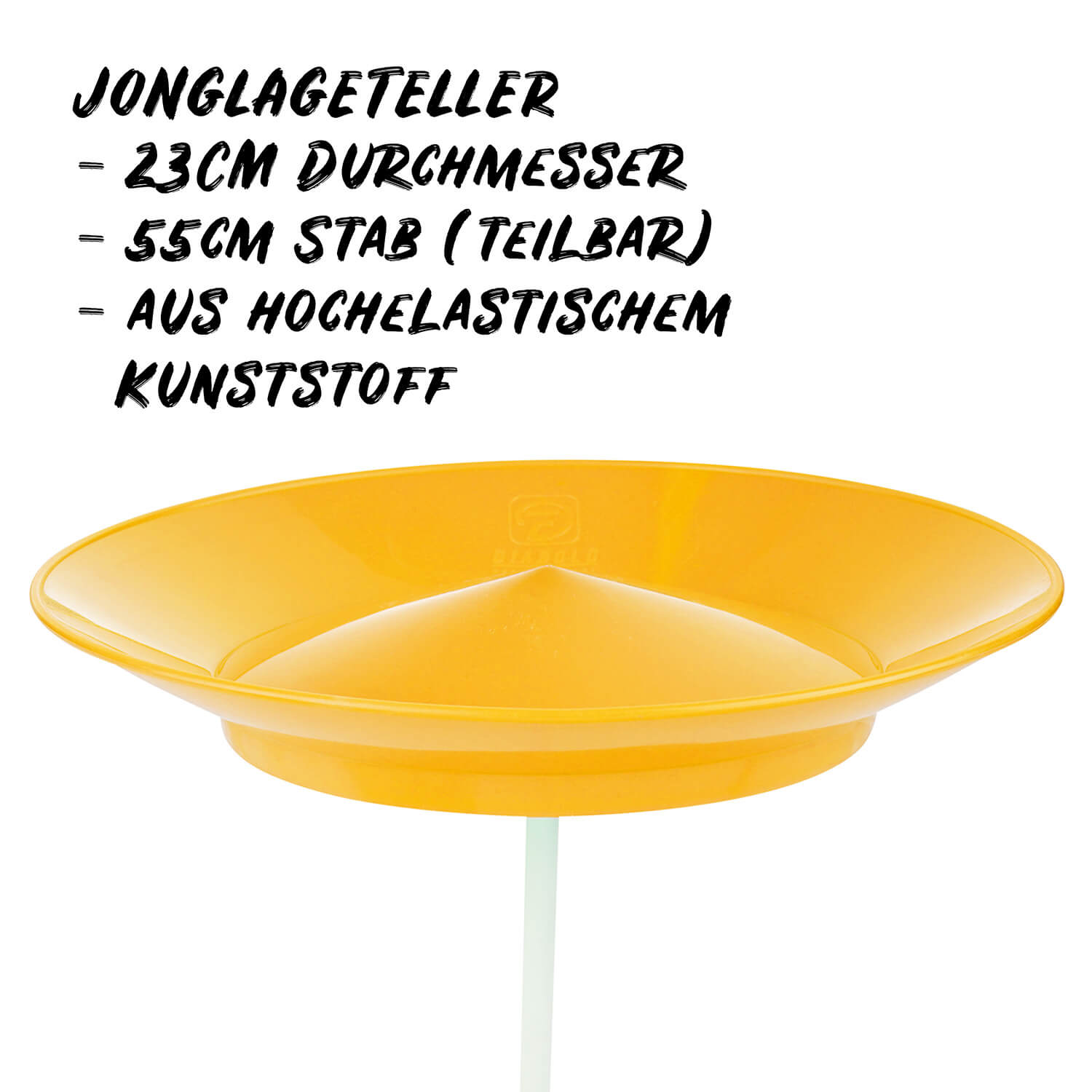 Diabolo Freizeitsport Jongliertellerset orange für Anfänger kaufen!